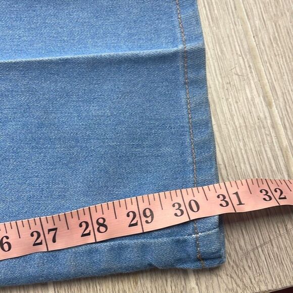 Vintage Wrangler® Men's Five Star Premium Regular Flex Dress Jeans Light Blue - Picture 12 of 13